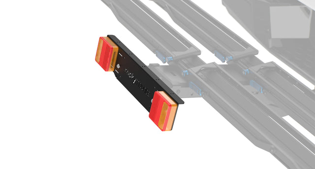 LED Number Plate (plate + lights only)